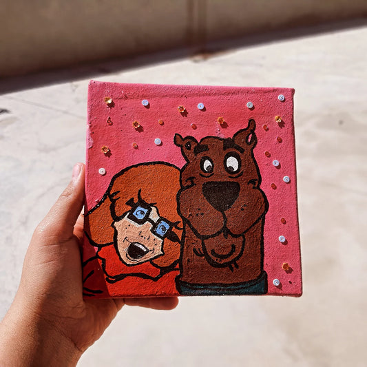 Scooby's cartoon character painting