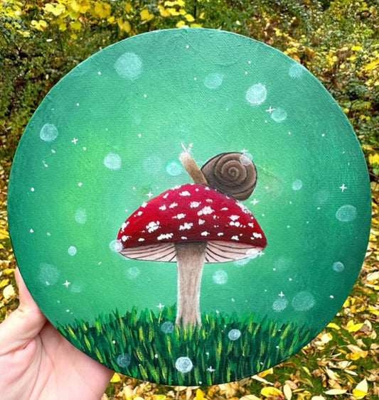 Mushroom painting